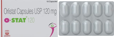 O Stat 120mg Strip Of 10 Capsules