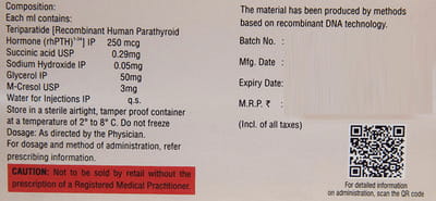 Bonista 750mcg Cartridge Of 3ml Injection