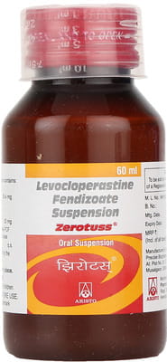 Zerotuss Bottle Of 60ml Suspension