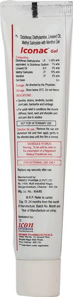 Iconac Tube Of 30gm Gel