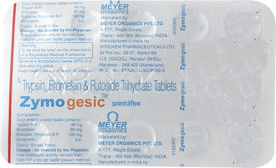 Zymogesic Strip Of 10 Tablets