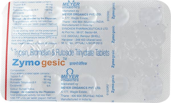 Zymogesic Strip Of 10 Tablets