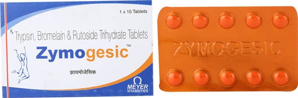 Zymogesic Strip Of 10 Tablets