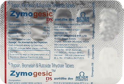Zymogesic Ds Strip Of 10 Tablets