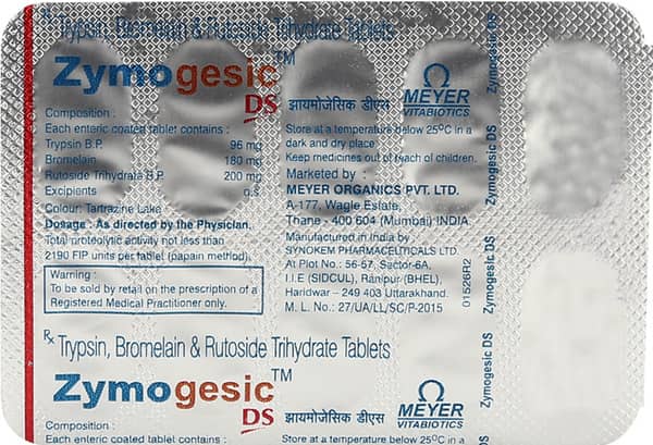 Zymogesic Ds Strip Of 10 Tablets