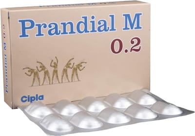 Prandial M 0.2mg Strip Of 10 Tablets