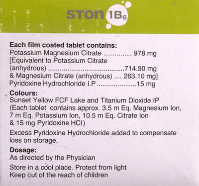 Ston 1b6 Strip Of 10 Tablets