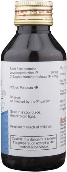 Rapitus Plus Sugar Free Bottle Of 100ml Syrup