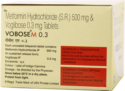 Vobose M 0.3mg Strip Of 10 Tablets