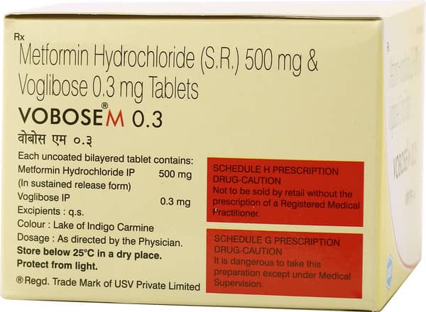 Vobose M 0.3mg Strip Of 10 Tablets