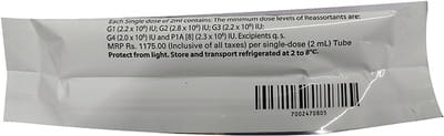 Rotateq Tube Of 2ml Solution For Vaccine