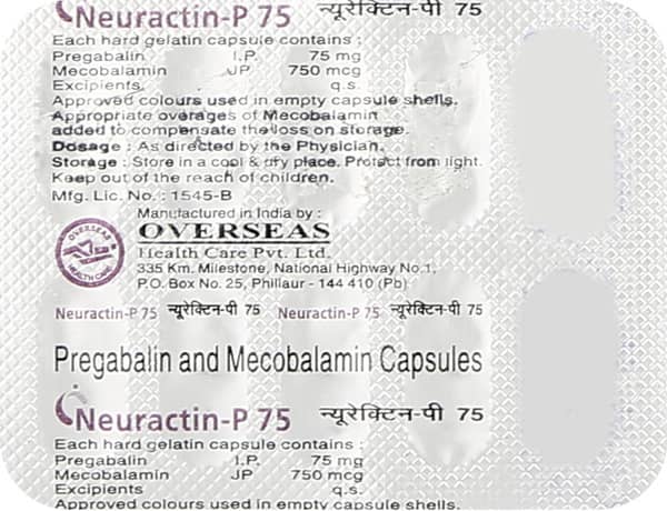 Neuractin-P 75 Capsule