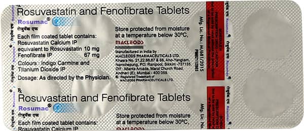 Rosumac F 10mg Strip Of 10 Tablets