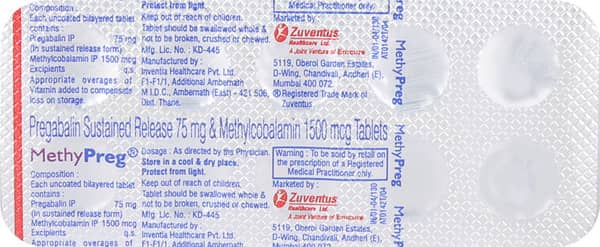 Methypreg Strip Of 10 Tablets