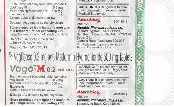 Vogo M 0.2mg Strip Of 10 Tablets