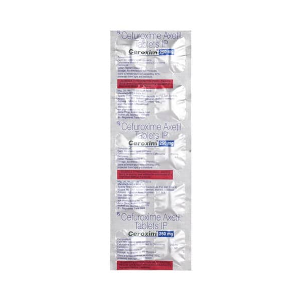 Ceroxim 250mg Strip Of 10 Tablets