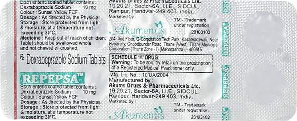 Repepsa 10Mg Strip Of 10 Tablets