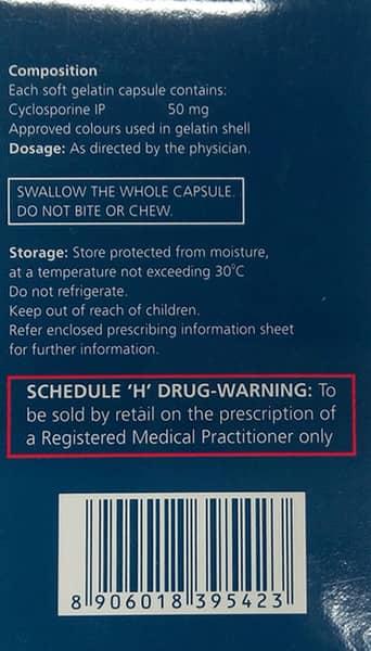 Psorid 50mg Strip Of 5 Capsules