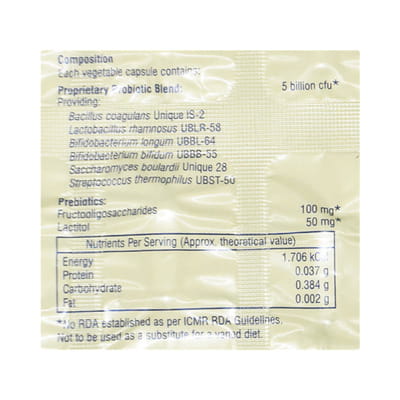 Lactogut Strip Of 10 Vegetable Capsules