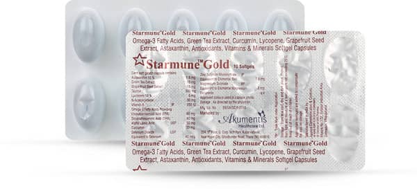 Starmune Gold Strip Of 10 Softgel Capsules