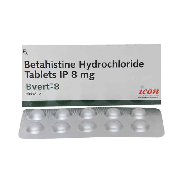 Bvert 8mg Strip Of 10 Tablets