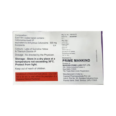 Cefblast 500mg Tablet