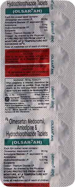 Olsar Ah Strip Of 10 Tablets