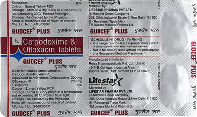 Gudcef Plus Strip Of 10 Tablets