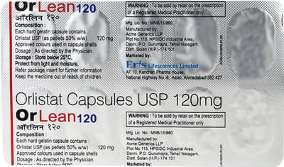 Orlean 120mg Strip Of 10 Capsules
