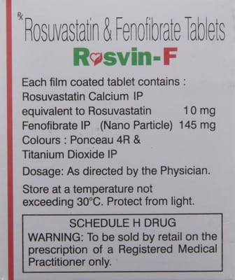 Rosvin F 10mg Strip Of 10 Tablets