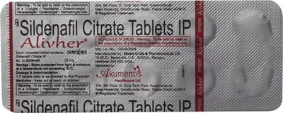 Alivher 25mg Strip Of 10 Tablets