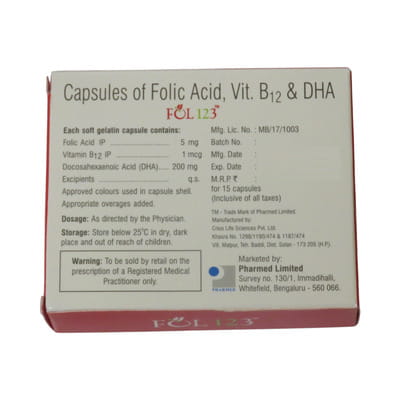 Fol 123 Strip Of 15 Capsules