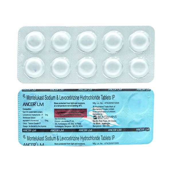 Ancer Lm Strip Of 10 Tablets
