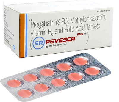 Sr Pevesca Plus 75mg Strip Of 10 Tablets