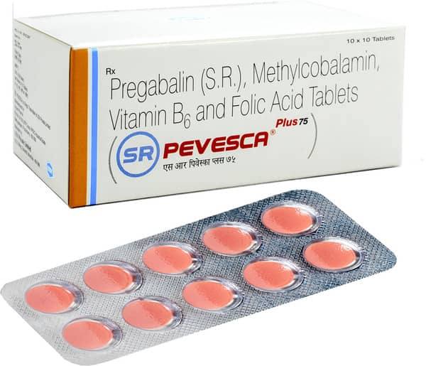 Sr Pevesca Plus 75mg Strip Of 10 Tablets