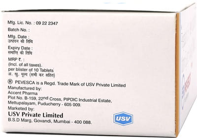 Sr Pevesca Plus 75mg Strip Of 10 Tablets