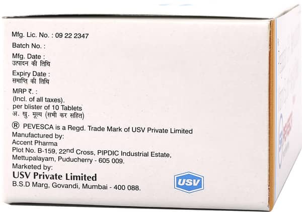 Sr Pevesca Plus 75mg Strip Of 10 Tablets