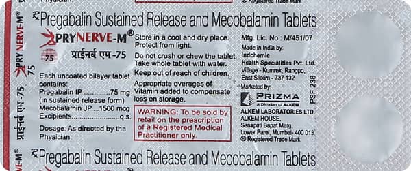 Prynerve M 75mg Tablet