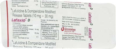 Lafaxid D Strip Of 10 Tablets
