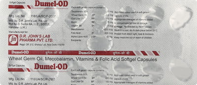 Dumel Od Strip Of 15 Capsules
