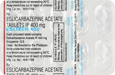 Eslizen 400mg Strip Of 10 Tablets