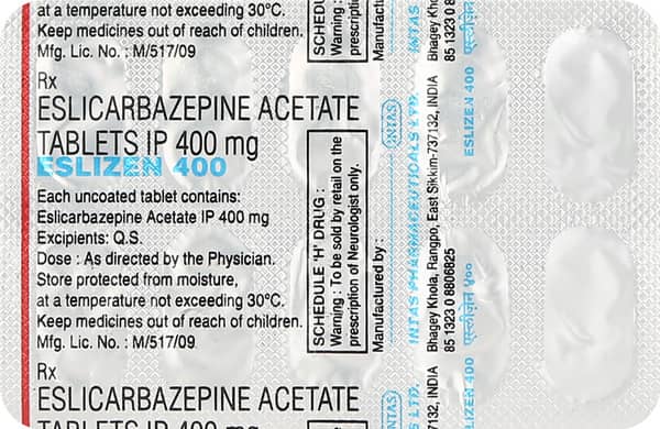 Eslizen 400mg Strip Of 10 Tablets