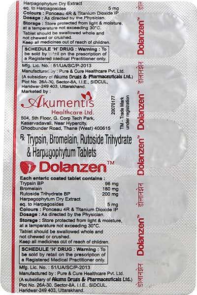 Dolanzen Strip Of 10 Tablets