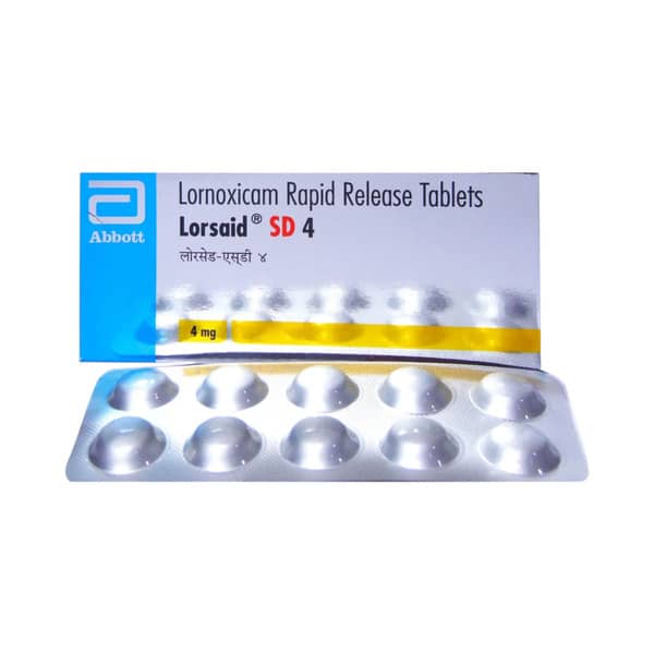 Lorsaid Sd 4mg Strip Of 10 Tablets