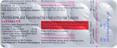 Lukotas Fx Strip Of 10 Tablets