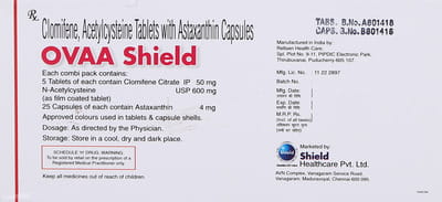 Ovaa Shield Strip Of 30 Capsule And Tablet Combikit