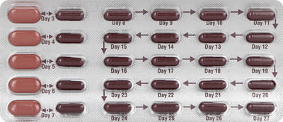 Ovaa Shield Strip Of 30 Capsule And Tablet Combikit