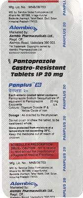 Panplus 20mg Tablet