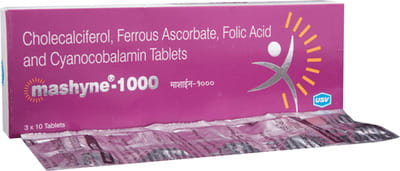 Mashyne 1000 Strip Of 10 Tablets