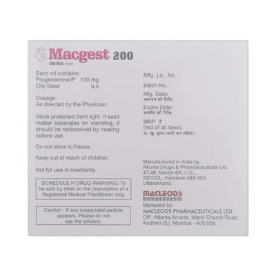 Macgest 100mg Ampoule Of 1ml Injection